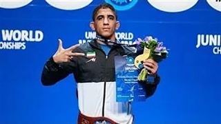 کسب دومین طلای ایران توسط رحمان عموزاد درمقابل جان دیاکومیهالیس