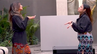 ME AND MY SISTER AFTER A BIG FIGHT 