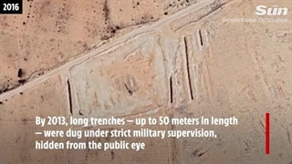 تایم لپسی از گورهای دسته جمعی در سوریه