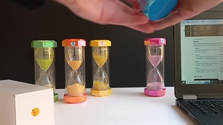 ساعت شنی تزیینی  - 60 دقیقه