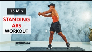 15 دقیقه | ورزش های ایستاده شکم برای کاهش چربی شکم بدون تجهیزات