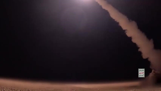 شلیک دو موشک مافوق صوت فلسطین 2 به سمت تل آویو توسط انصارالله یمن - طوفان الاقصی