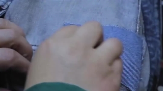 نحوه رفوکردن شلوار جین