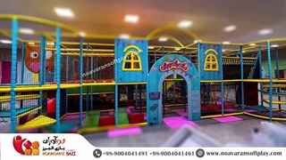 تایم لپس نصب سافت پلی گراند کودک| خانه بازی