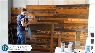 با پالت چوبی، دیوار خانه‌ تان را متحول کنید!