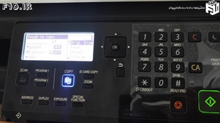 آموزش تنظیم پسورد برای دستگاه های فتوکپی شارپ مدل Sharp X240L و Sharp X240