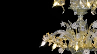 شاهکار نورپردازی: لوستر سه طبقه مورانو، تجلی هنر و شکوه!