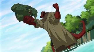 انیمیشن پسر جهنمی ؛ شمشیر طوفان