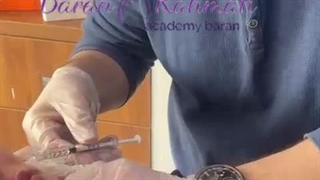 رضایت دکتر اسمی از بابل از تزریق بوتاکس آکادمی باران رحمتی اصلاح فرم صورت