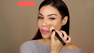 آموزش آرایش بسیار شیک و ساده و سریع صورت