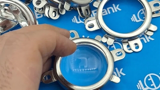 لنز و رفلکتور ال ای دی به همراه هولدر نگهدارنده (لنز محدب 44 میلیمتر)