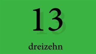 اعداد آلمانی11-100