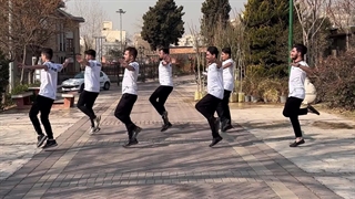 اجرای رقص آذربایجانی با آهنگ شاد