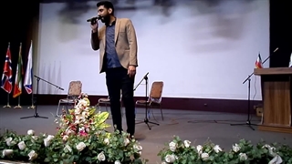 اجرای سامان طهرانی در افتتاحیه دانشگاه