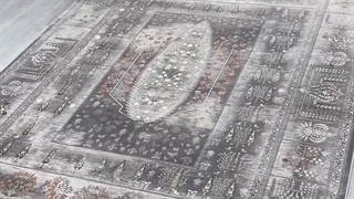 فرش وینتیج 1500 شانه طرح درخت زندگی سبز در تمامی سایزها