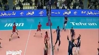 گزارش صداوسیما از هفته بیست و یکم لیگ برتر والیبال