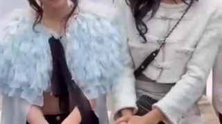 جنی کیم و کایلی جنر در شوی شنل  خانومی های گرون