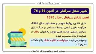 قانون تغییر شغل 56 و 76 ( راهنمایی کامل و تخصصی در لینک توضییحات)