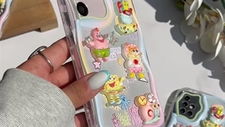 قاب گوشی سامسونگ و شیائومی باب اسفنجی برجسته