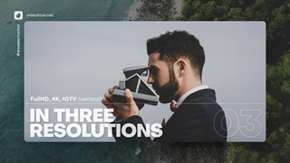 دانلود پروژه پریمیر اسلایدشو تبلیغاتی مینیمال Minimal Promo Slideshow