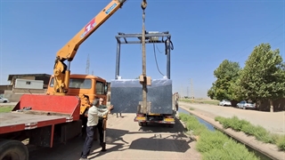 ارسال گاوصندوق طلافروشی آسانسوری به شهرستان ملایر استان همدان