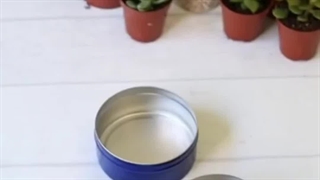 ساخت گلدان با قوطی کنسرو ماهی