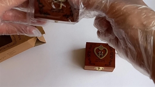 جعبه موزیکال چوبی هندلی