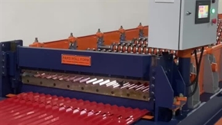 فروش دستگاه تولید ورق کرکره زن - شیروانی